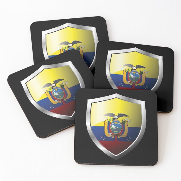 Item preview, Strong Ecuador Flag Shield Country designed and sold by HelloFromAja.