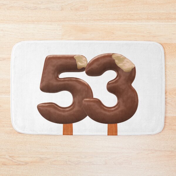 Item preview, 53 Ice Cream Fifty Three Number 3d Chocolate designed and sold by HelloFromAja.