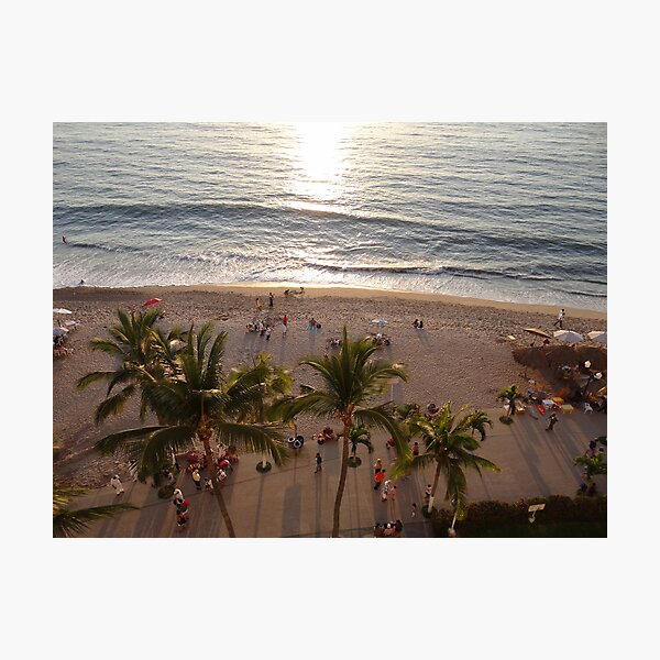 Item preview, Beach and Malecón in the late Afternoon Sun - Playa y Malecón en el Sol de laTarde designed and sold by PtoVallartaMex.