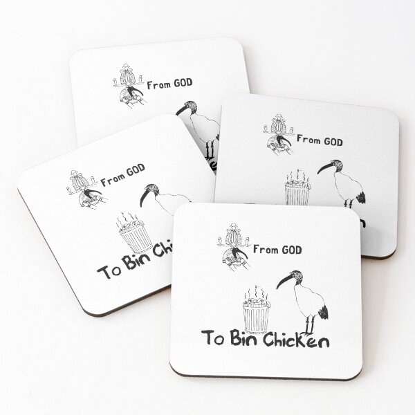 Item preview, From God to a Bin Chicken  designed and sold by McBinChicken.