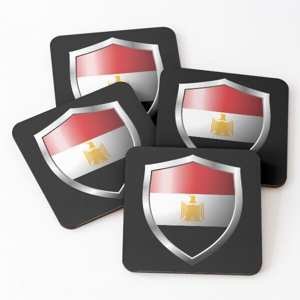 Item preview, Strong Egypt Flag Shield Country designed and sold by HelloFromAja.