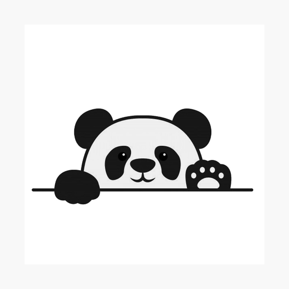Panda say hi" Poster by Samereisheh | Redbubble