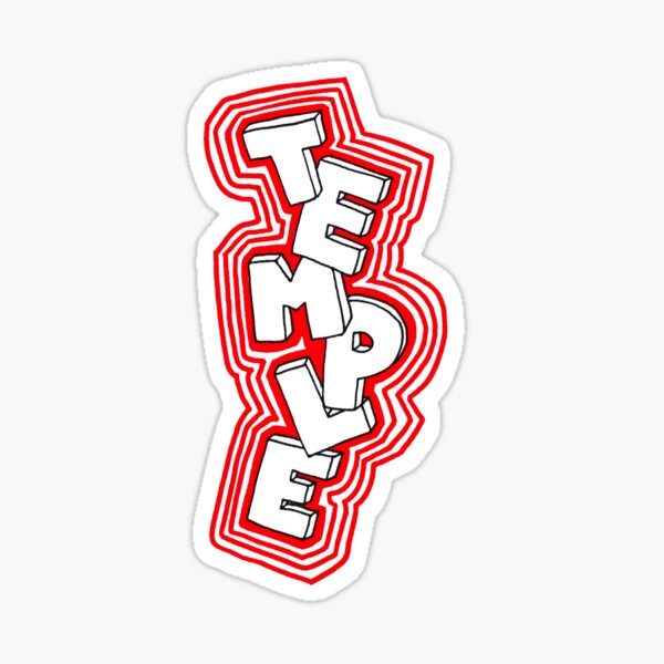 Temple University Sticker