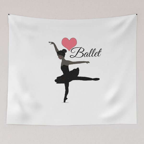 Item preview, Illustration of ballerina dressed in black. designed and sold by With My Hands By K.