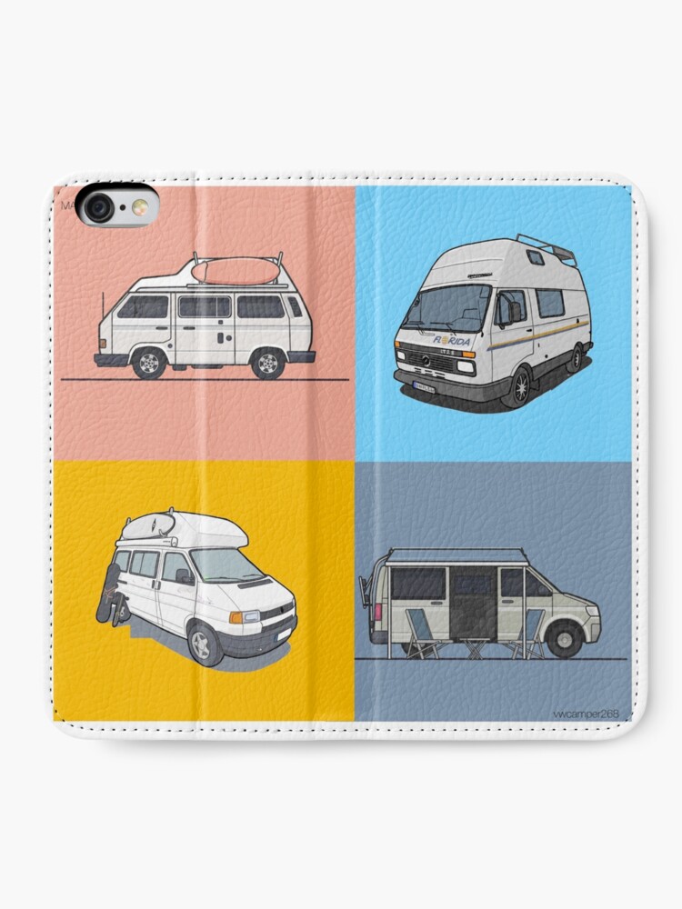 Alternate view of Our Campervans - rocking the streets since 1988 iPhone Wallet