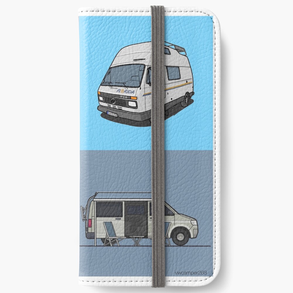 Our Campervans - rocking the streets since 1988 iPhone Wallet