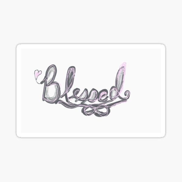 Item preview, Blessed designed and sold by Megan Nicole Czerwinski.