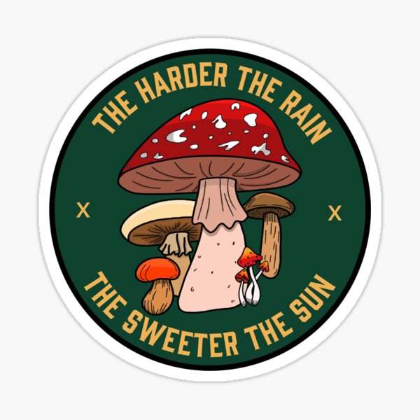 hozier mushroom Sticker