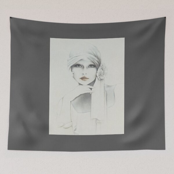 Item preview, Lady on the Sofa (Cropped) designed and sold by Sara Moon.