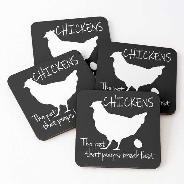 Item preview, Chickens The Pet That Poops Breakfast funny designed and sold by raffitidesign.