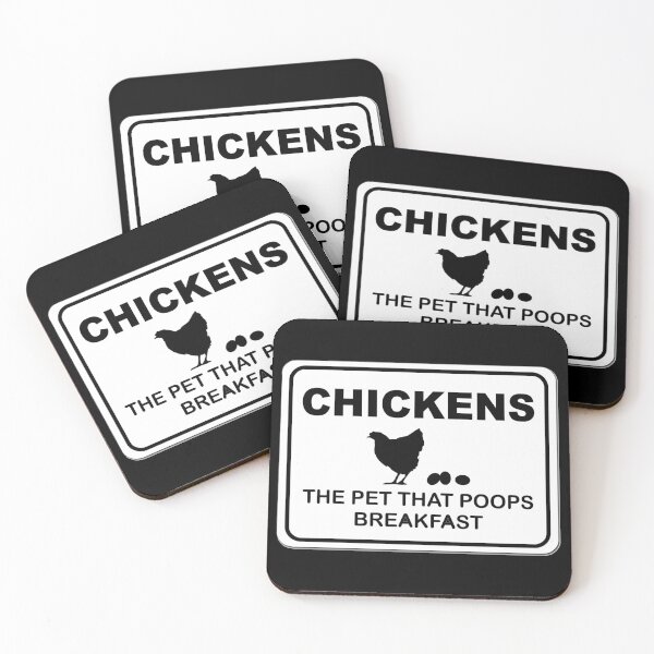 Item preview, Chickens The Pet That Poops Breakfast  designed and sold by raffitidesign.