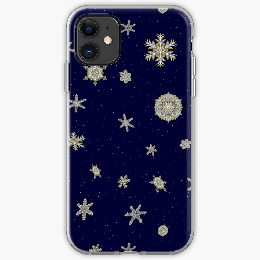 Gilded Space Snowflake iPhone Case & Cover