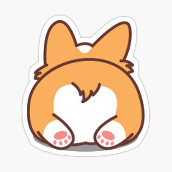 Item preview, Cute Corgi Butt designed and sold by auror.