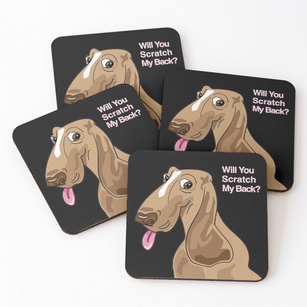 Item preview, Asking Hound pink script designed and sold by Petcisely.