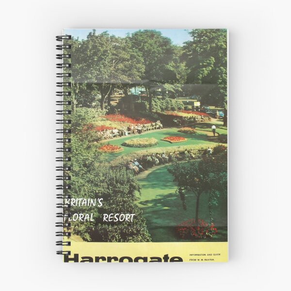 Item preview, Harrogate vintage travel poster designed and sold by stickart-marek.