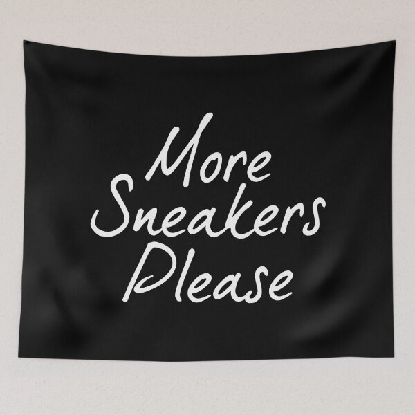 Item preview, More Sneakers Please - White designed and sold by Tee4Daily.