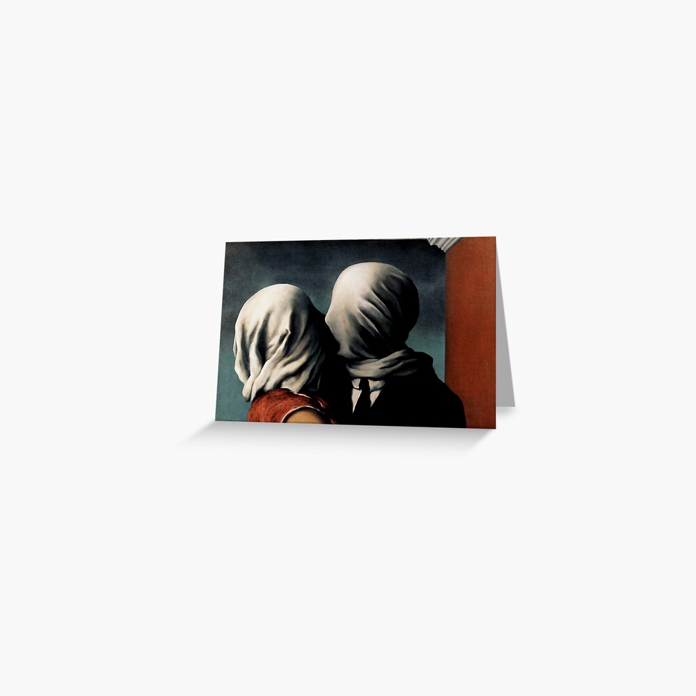 RENE MAGRITTE Surrealism Art Poster or Premium Canvas Print /"The Lovers II/" 1928