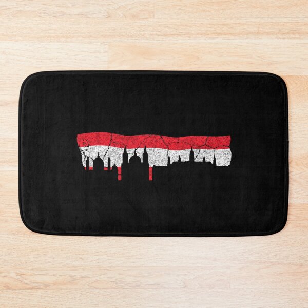 Item preview, Austrian national flag silhouette Gift designed and sold by GR-ART.