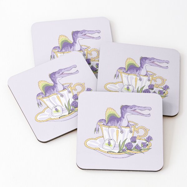 Item preview, Teacup Dinos: Lavender Tea Spino designed and sold by evekajander.