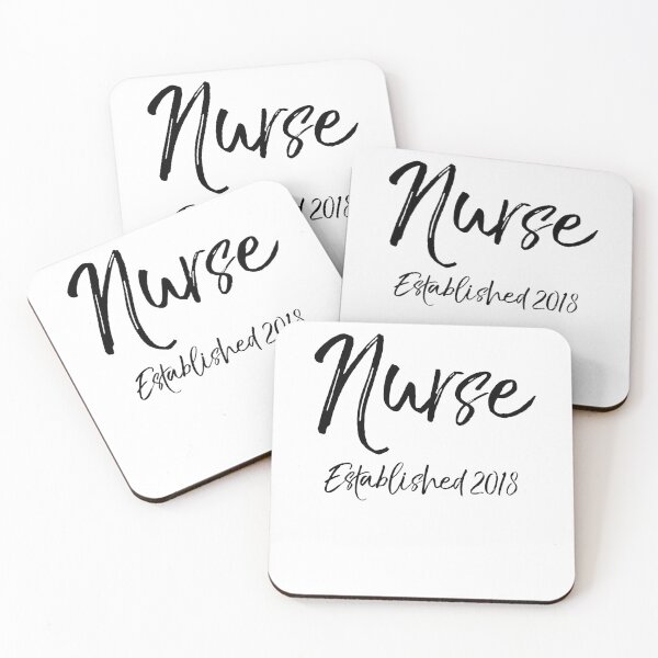 Aperçu de l'œuvre Nurse Established 2018 créée et vendue par TNDesignStudio.