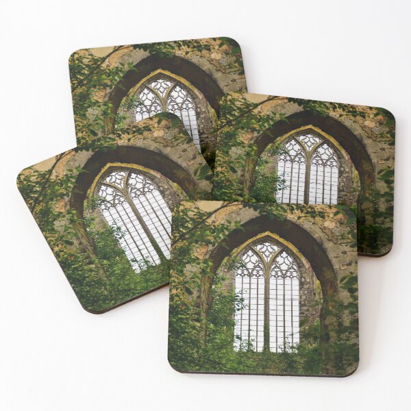 Item preview, A gothic window in the ruin of a monastry designed and sold by Anoebis.