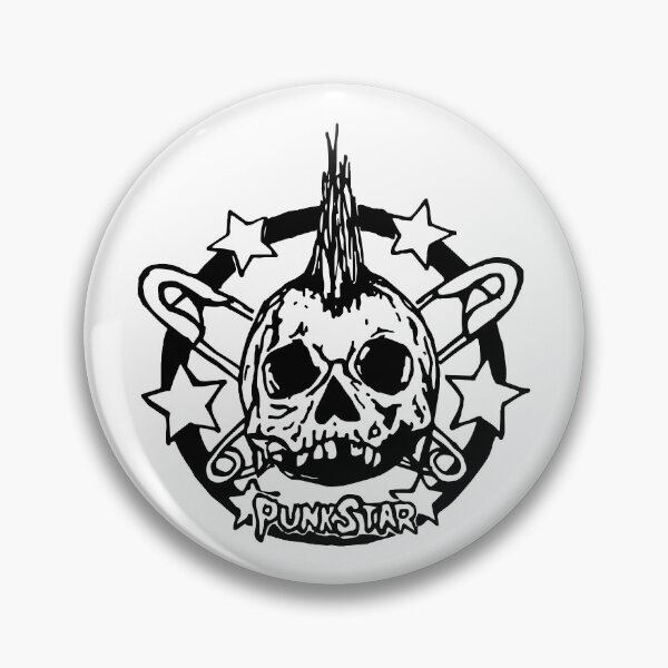 Item preview, PUNK STAR SKULL SKETCH designed and sold by jason tully.