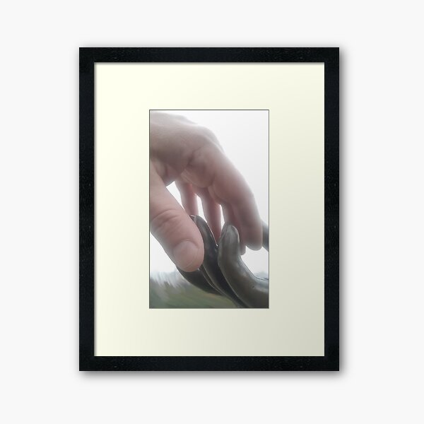 Light touch Framed Art Print