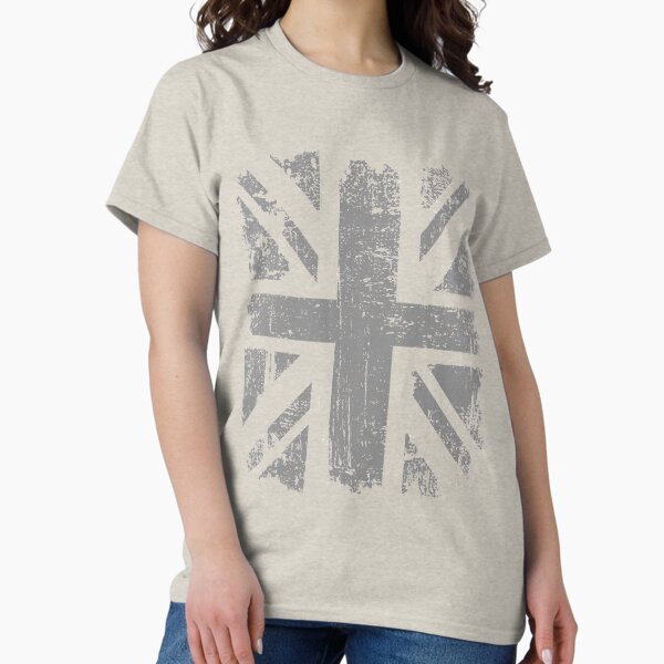 Item preview, British Flag Union Jack Distressed UK Grey Punk designed and sold by JohnMatrix420.