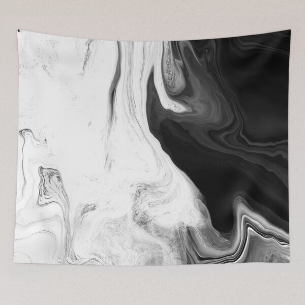 Item preview, Tinta líquida de mármol blanco y negro designed and sold by 71lines.