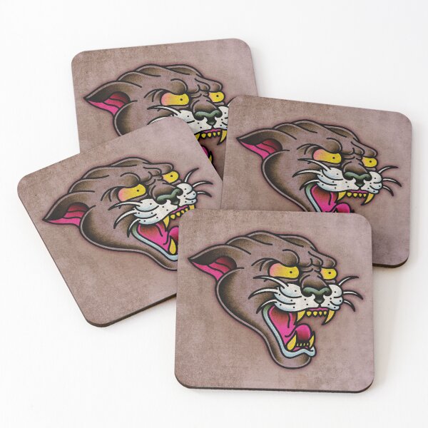 Item preview, Salty-Dog2 American Traditional Panther Head designed and sold by Salty-Dog2.