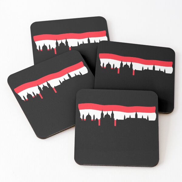 Item preview, Austria national flag silhouette Gift designed and sold by GR-ART.