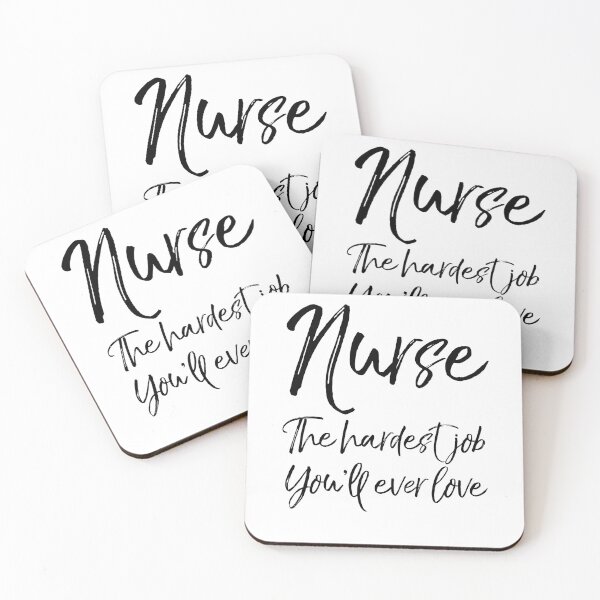 Item preview, Nurse the Hardest Job You'll Ever Love designed and sold by TNDesignStudio.