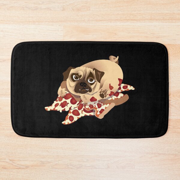 Item preview, Pizza Pug (Dare Pug)  - Dark Bg designed and sold by Petcisely.