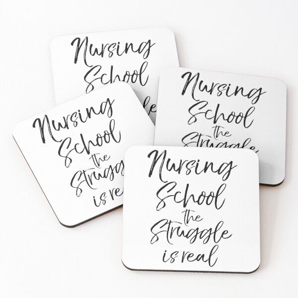 Aperçu de l'œuvre Nursing School the Struggle is Real créée et vendue par TNDesignStudio.