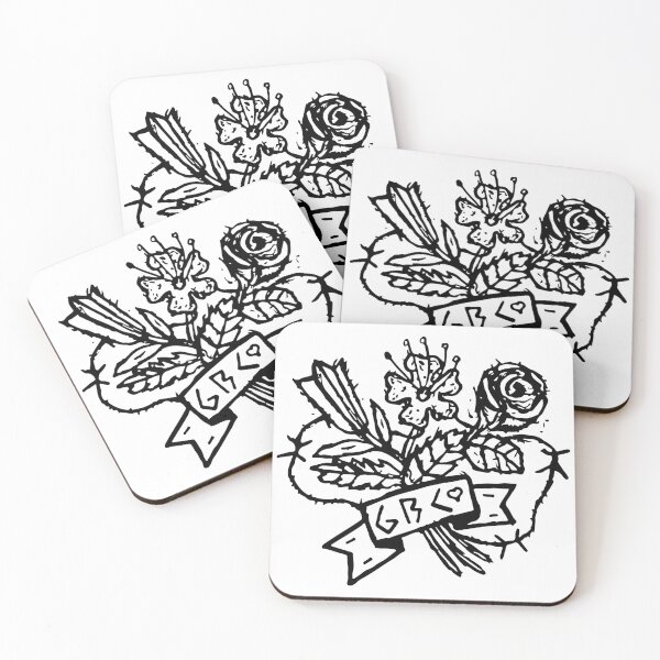 Item preview, GBC GOTHBOICLIQUE FLOWERS SKETCH designed and sold by jason tully.