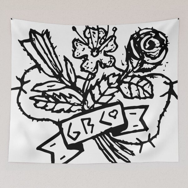 Item preview, GBC GOTHBOICLIQUE FLOWERS SKETCH designed and sold by jason tully.
