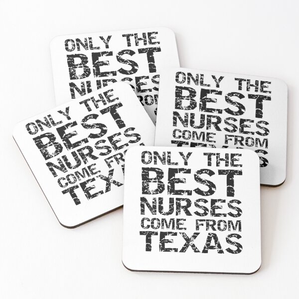 Aperçu de l'œuvre Only the Best Nurses Come from Texas Nursing Gift for Texans créée et vendue par TNDesignStudio.