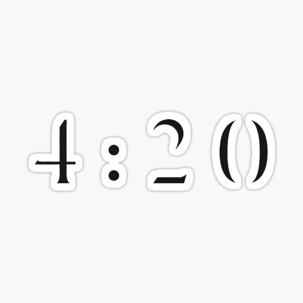 4:20 Sticker