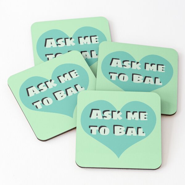 Item preview, Ask me to bal - green version designed and sold by SPasielski Designs.