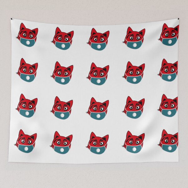 Item preview, Corona cat with protective mask designed and sold by GR-ART.