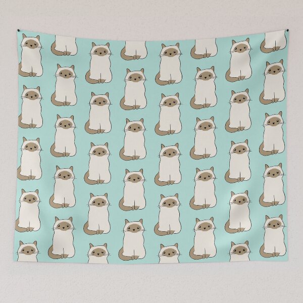Item preview, Cute Cross Eyed Siamese Cat designed and sold by Elaine Carter.