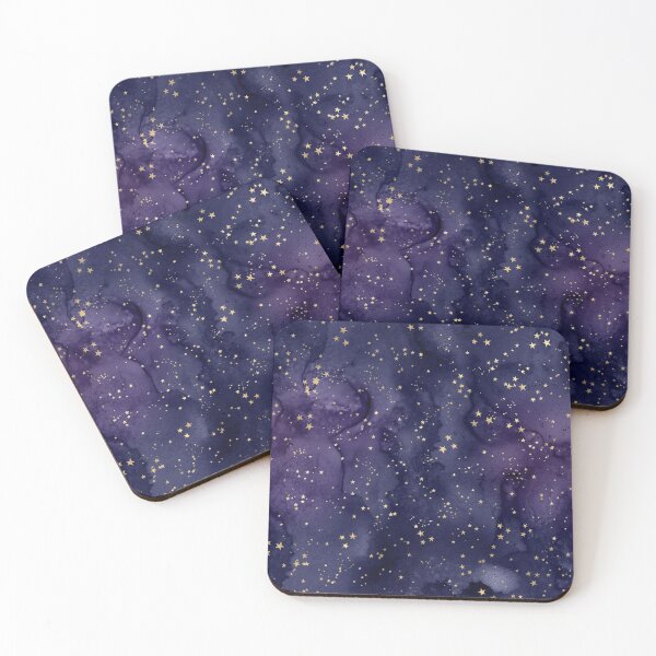 Item preview, Purple Blue and Gold Spellbound Pattern designed and sold by digitalvintage.