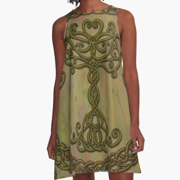 Celtic Tree of Life I A-Line Dress