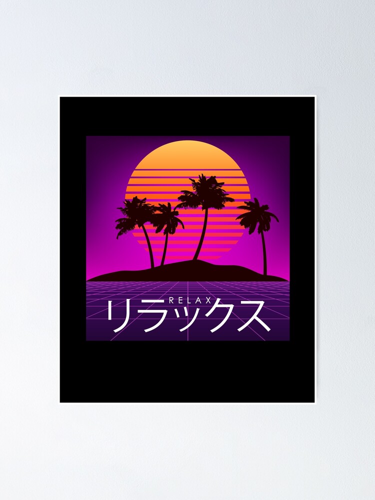 Vaporwave Aesthetic Relax Pastel Grid Harajuku 80s 90s Retro Fashion Nostalgia Poster For Sale By Bragamontes Redbubble