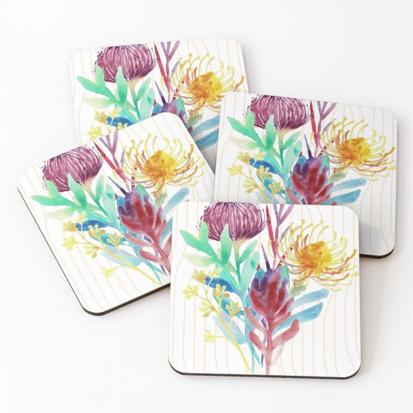Item preview, Flores de acuarela nativas australianas designed and sold by AlisonSherlock.