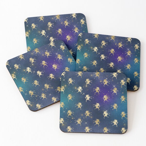 Item preview, Purple Blue and Gold Spellbound Pattern designed and sold by digitalvintage.