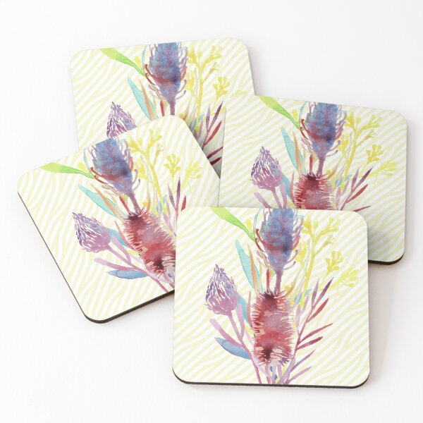 Item preview, Flores de acuarela nativas australianas designed and sold by AlisonSherlock.