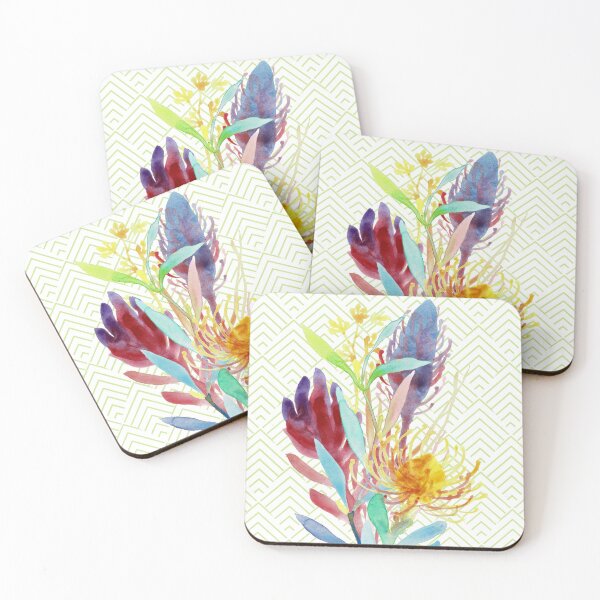 Item preview, Flores de acuarela nativas australianas designed and sold by AlisonSherlock.