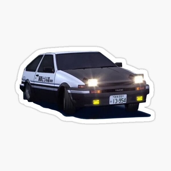 Initial D Anime Stickers Redbubble