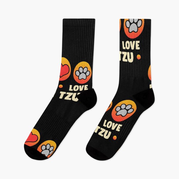 Artikelvorschau, peace love shih tzu Hund Haustier Pfote Geschenk entworfen und verkauft von redshirtz.